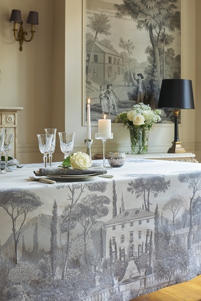 Palazzina french tablecloth by Garnier Thiebaut
